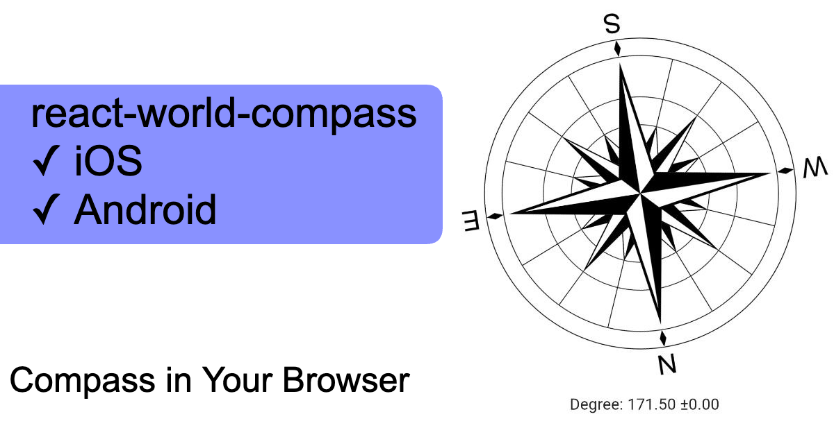 React World Compass demo preview